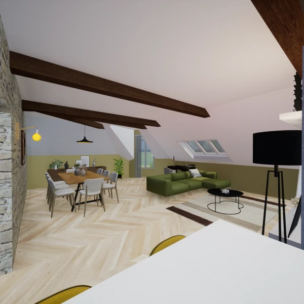 Création d'un appartement sous combles à Redon