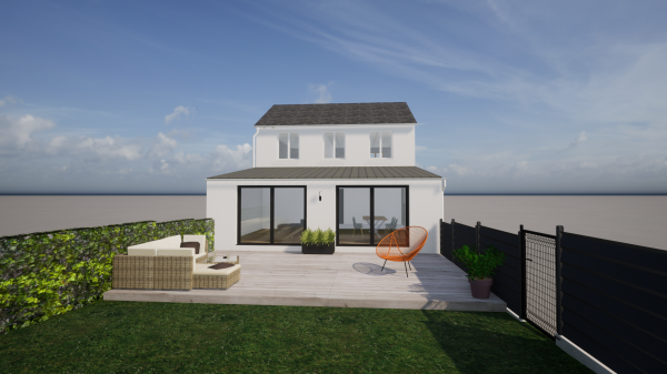 Extension sur jardin à Redon
