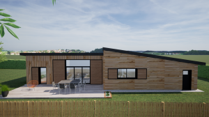 Construction maison en bois à Redon