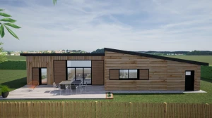 Construction maison en bois à Redon
